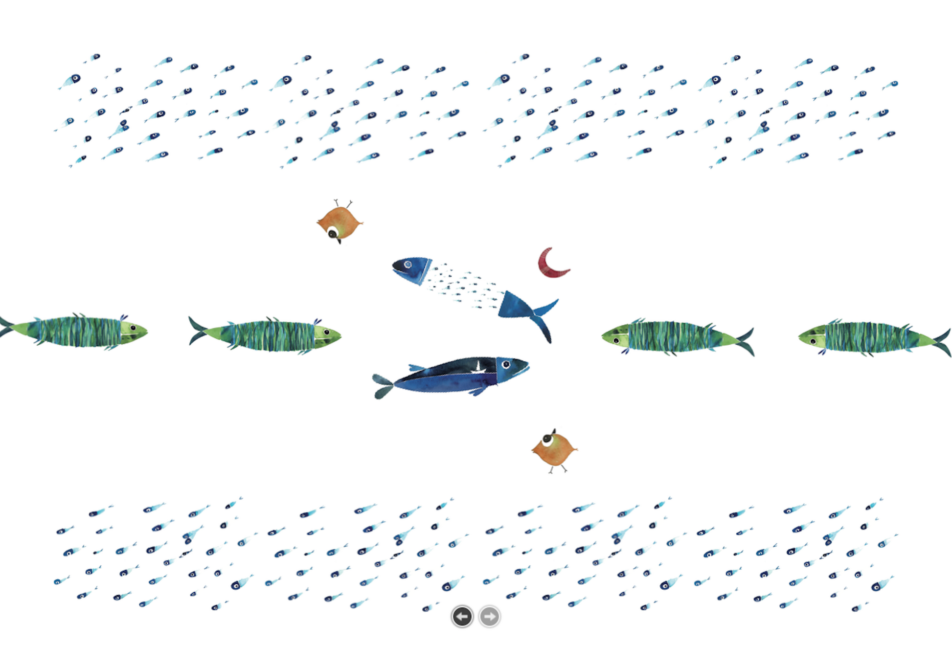 Linen Tablecloth «Aequor» 100% Made in Italy