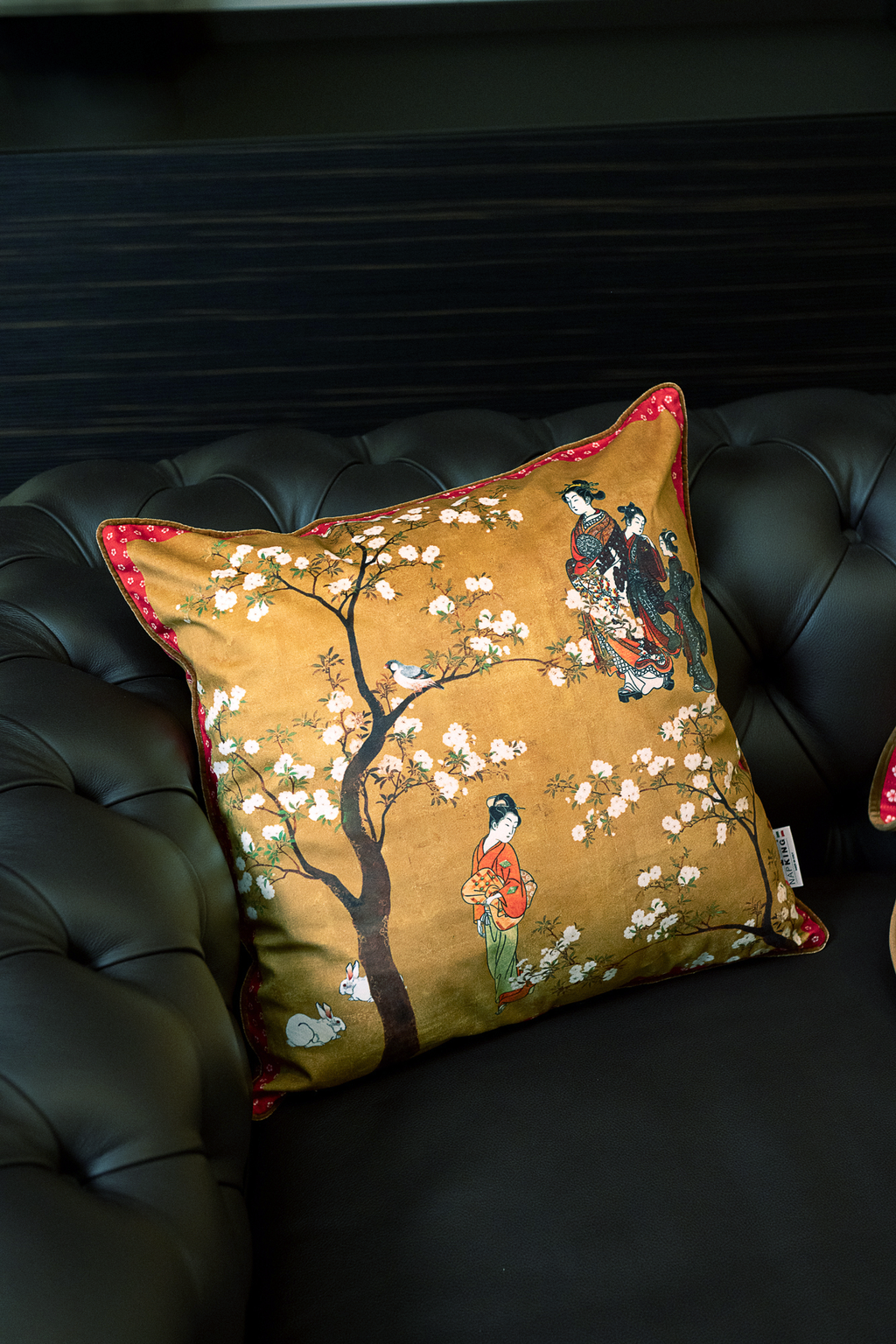 Cushion «Ukiyo», 100% Made in Italy