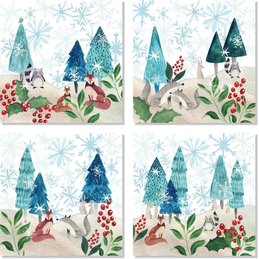 Set of 4 Napkins Volpi 100% Made in Italy